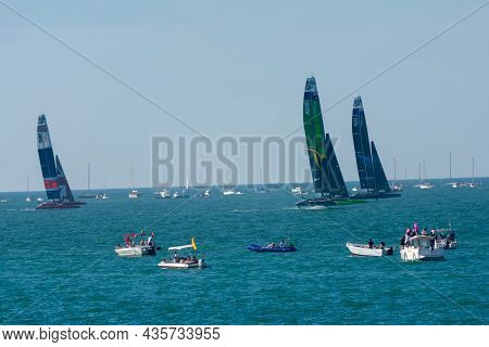 Grand Prize Of Spain. Sailgp International Flying Catamarans Championship. Cadiz. Andalusia. Spain. 