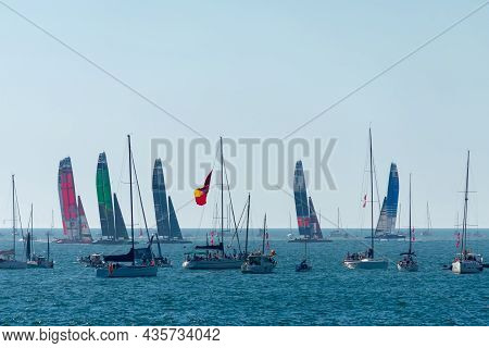 Grand Prize Of Spain. Sailgp International Flying Catamarans Championship. Cadiz. Andalusia. Spain. 