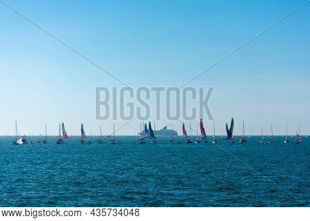 Grand Prize Of Spain. Sailgp International Flying Catamarans Championship. Cadiz. Andalusia. Spain. 