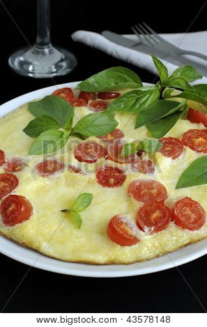 Caprese omlet