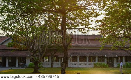 Architecture Of Ancient Town In Luang Phrabang, Laos