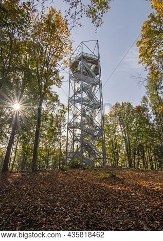 Lookout Tower Or Observation Tower In Horne Lazy, Brezno, Slovakia.