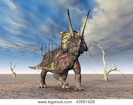 Dinossauro Pentacerátopo
