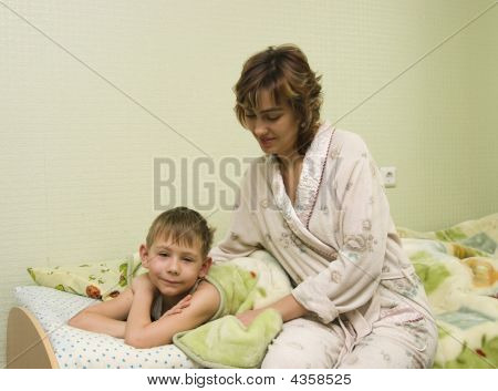 มัม Awakes บุตร