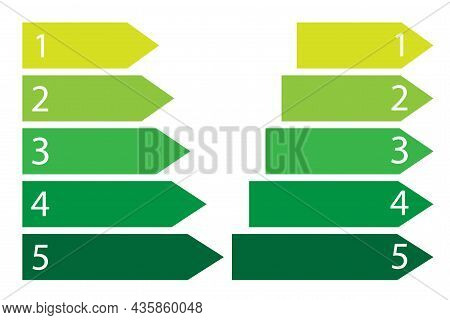 Green Process Arrow Icon. Promotion Design. Business Background. Chart Concept. Vector Illustration.