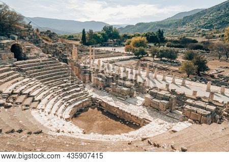 Odeion of Ephesus in Ephesus Ancient City, Selcuk, Turkey