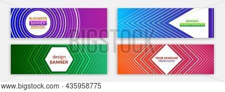 Abstract Web Design Banner. Modern Graphic Template For Websites. 
Geometric Lines Halftone Backgrou