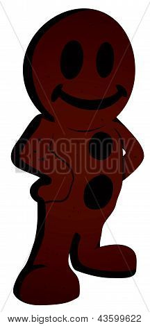 Cartoon Gingerman - Vector & Photo (Free Trial) | Bigstock