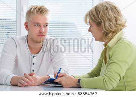 Teenager Having a Therapy Session