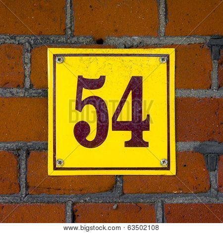 Number 54