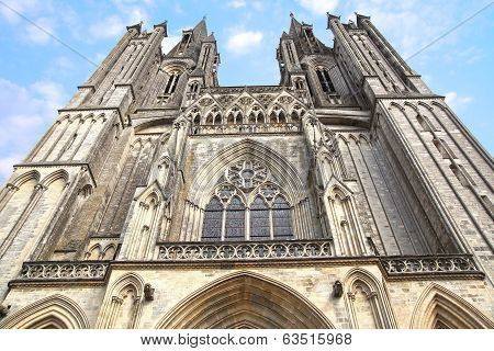 Cathedral in Coutances, France