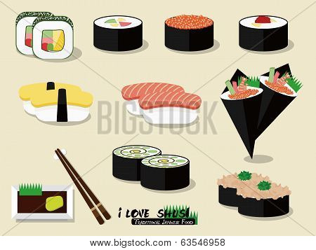 I love Sushi !