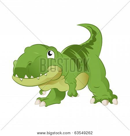 Cartoon T-rex