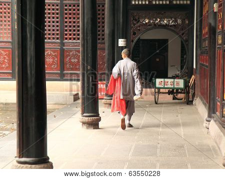 Monk in Chengdu China
