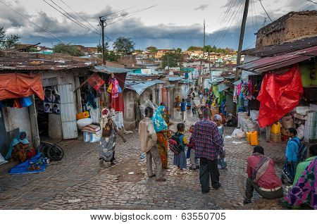 The Streets Of The Old City Of Harar