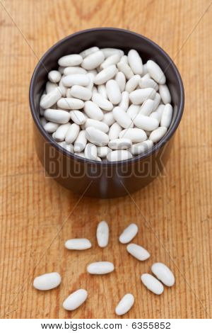 weiße Cannellini Bohnen