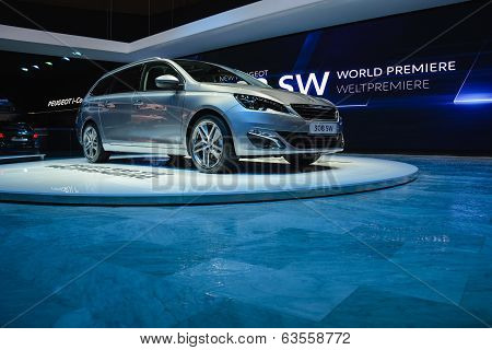Peugeot 308 At The Geneva Motor Show