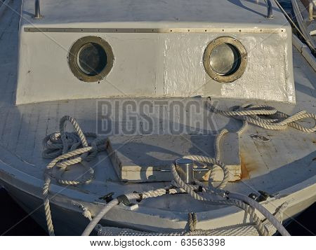 Bow Of An Old Fishing Boat