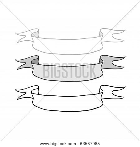 vintage ribbon banner