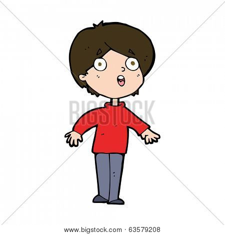 cartoon surprised man