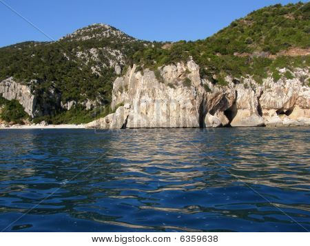 Spiaggia di Cala Fuili in Sardegna - Italia