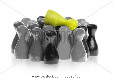 Yellow Pawn Is Crowdsurfing