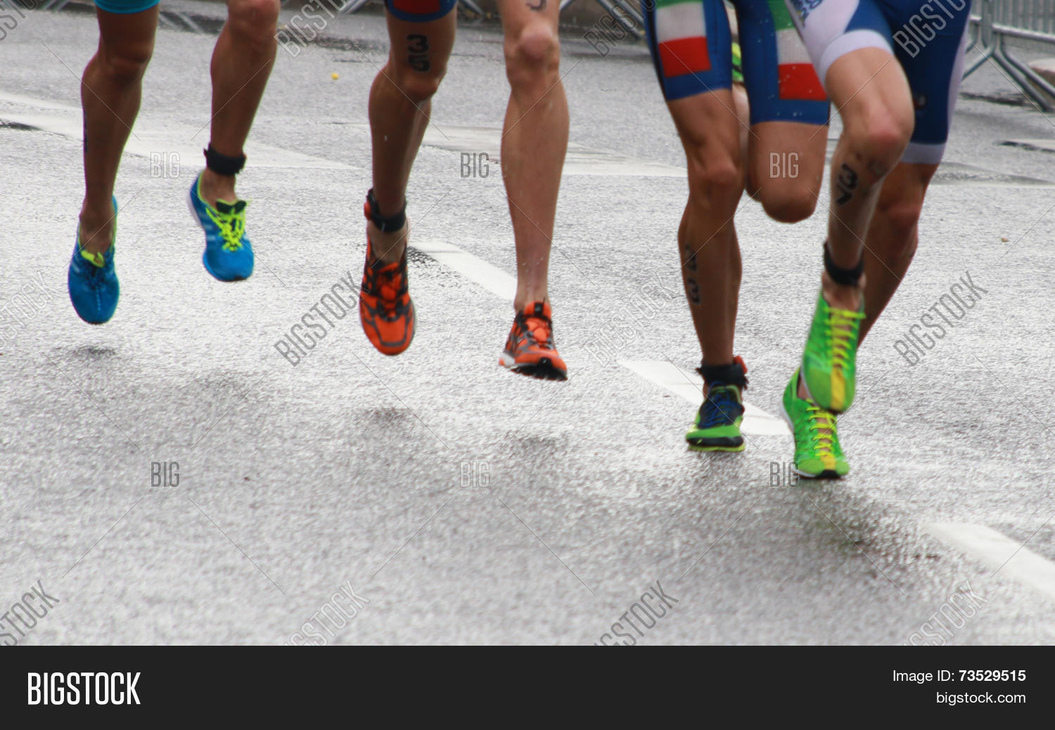 Triathlon Feet Legs Image & Photo (Free Trial) Bigstock
