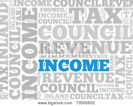 Collection of words reffering to tax in the UK.