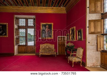 Inside Chamber In Chenonceau Chateau