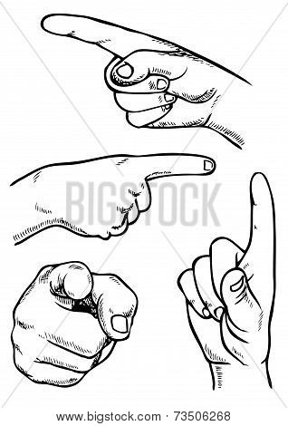 Hand Pointing Direction
