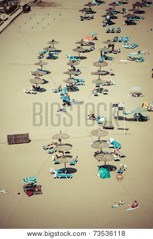 Ibiza Cala De Sant Vicent August  20, 2013: Caleta De San Vicente Beach Turquoise Water