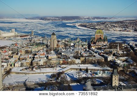 Quebec City in winter, Canada