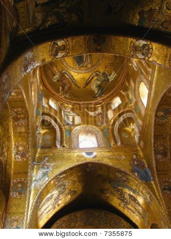 La Martorana Kerk In Palermo, Sicilië, Italië