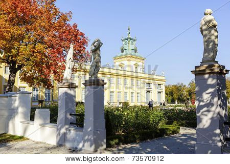 Royal Palace In Wilanow, Warsaw, Poland