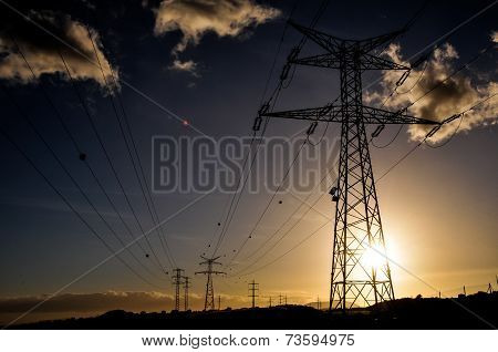 Electricity Power Pylon