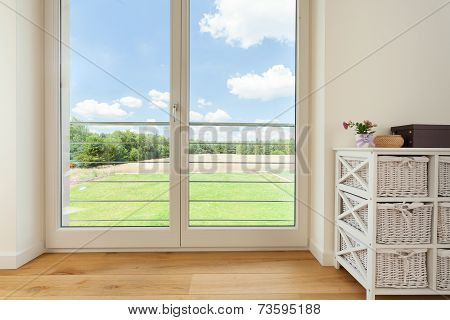 Balcony Window In Village House