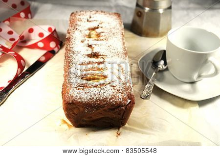 Plumcake with apples