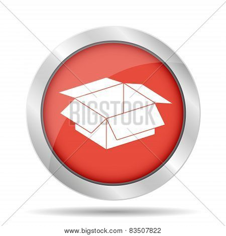 Box Vector Illustration. Flat Design Style