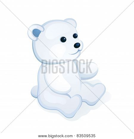 Plush White Bear