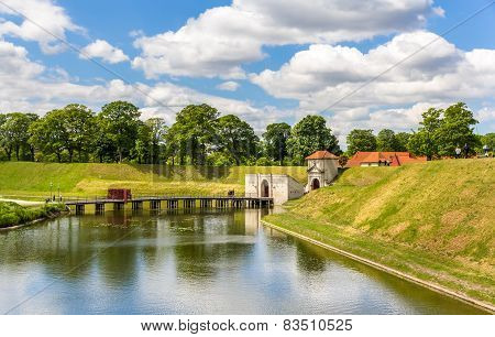 Canal Around Kastellet, A Fortress In Copenhagen
