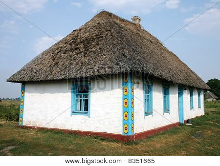 ukrainische traditionellen ländlichen Haus
