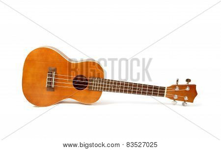 Ukulele Hawaiian Guitar Isolated On White Background
