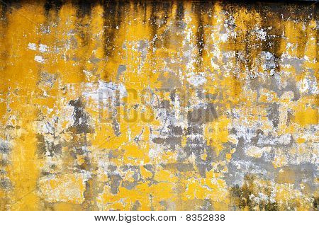 Peeling sfondo giallo