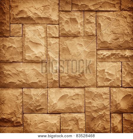 Pattern Of Decorative Slate Stone Wall Surface