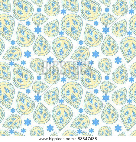 Tribal pattern in yellow color