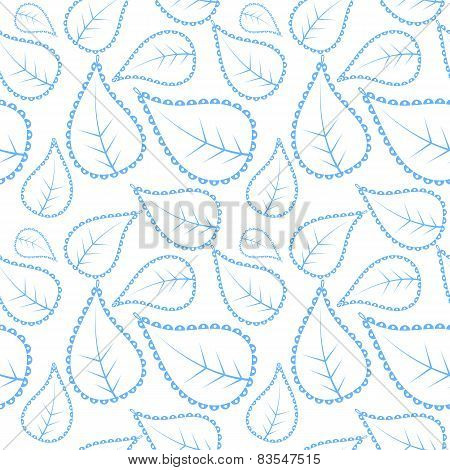 Tribal pattern in blue color