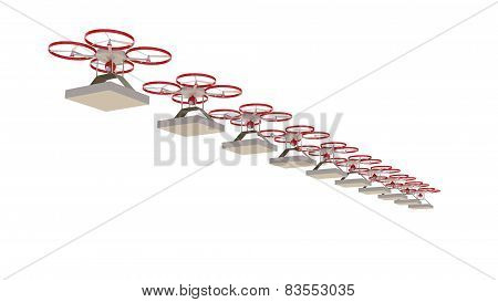 3D drone with camera