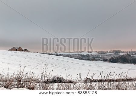 Italian Snowy Landscape