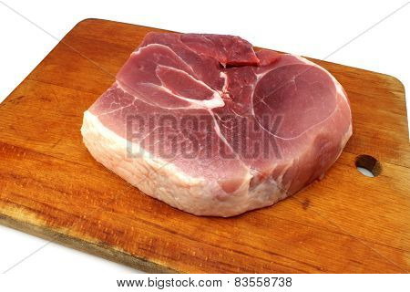 Cutting Board And Meat