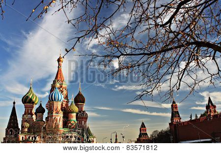 Moscow Red Square in spring